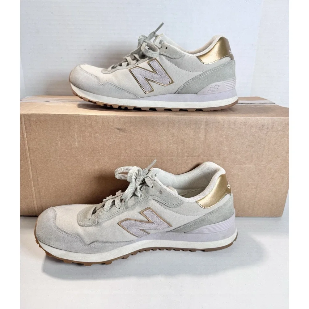 New Balance Women's Size 11 515 WL515FCM Light Purple Gold Casual Shoes Sneakers